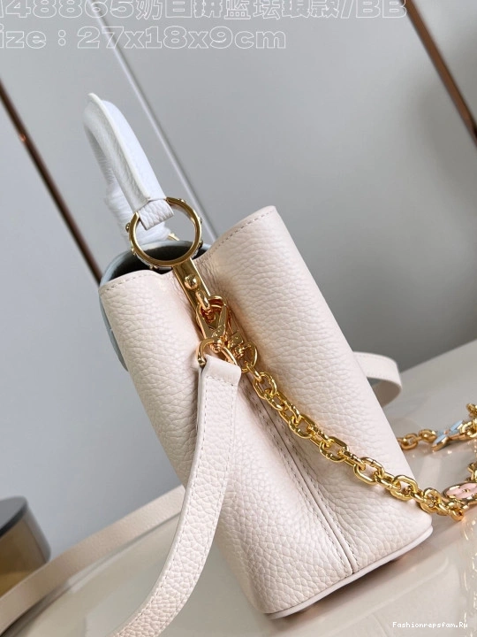 FS CHEAP CAPUCINES LOUIS BB-27*18*9CM VUITTON 0714